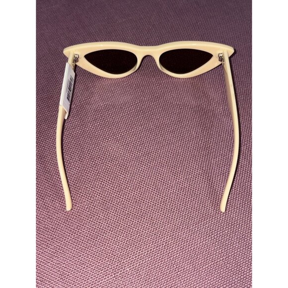 Le Specs Hypnosis Sunglasses in Ivory New Womens Sunnies - Picture 4 of 13